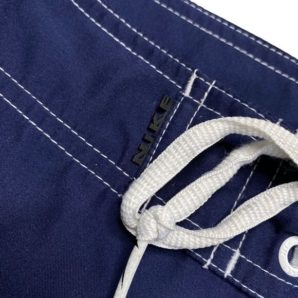Nike Swim Men’s Navy Blue Board Shorts Sz 34 - Picture 4 of 15
